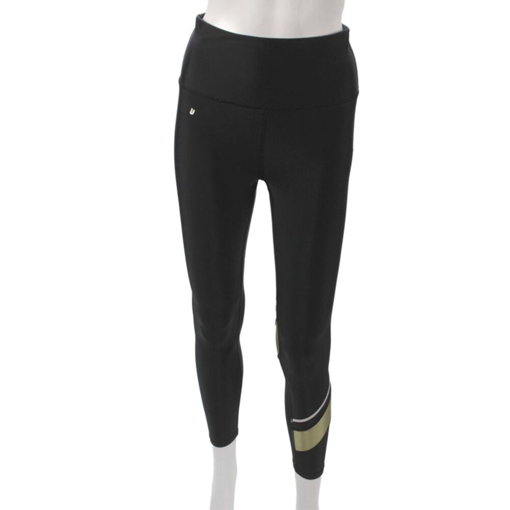 PE Nation Women Black Ankle Leggings Size M